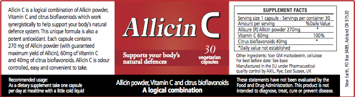 Allicin C Label