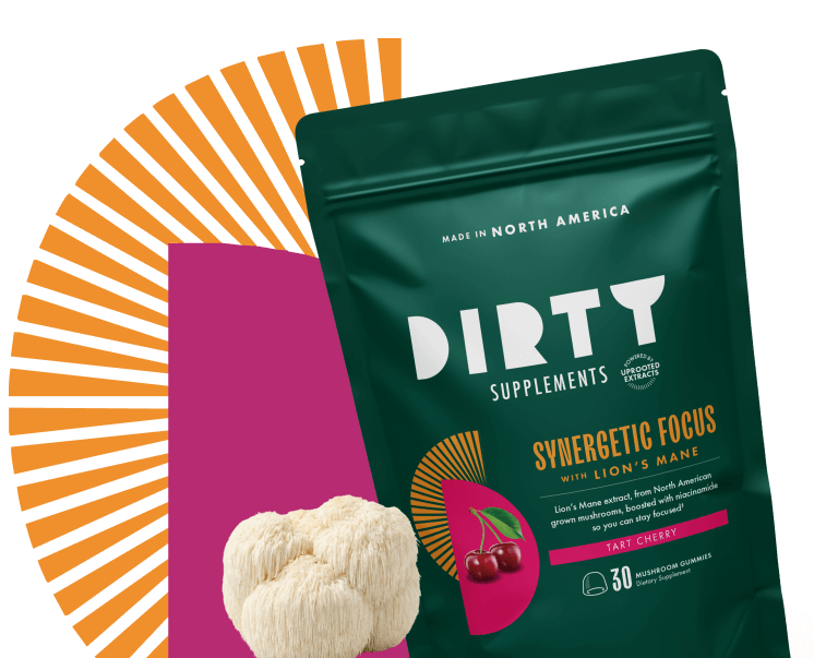 Dirty supplements synergetic focus with lion's mane